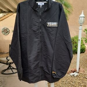 Men's 2XL Vegas Golden Knights Black Windbreaker Jacket